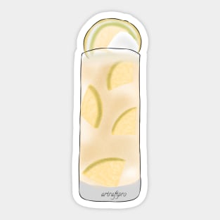 Arnold Palmer Cocktail Summer Drink Sticker